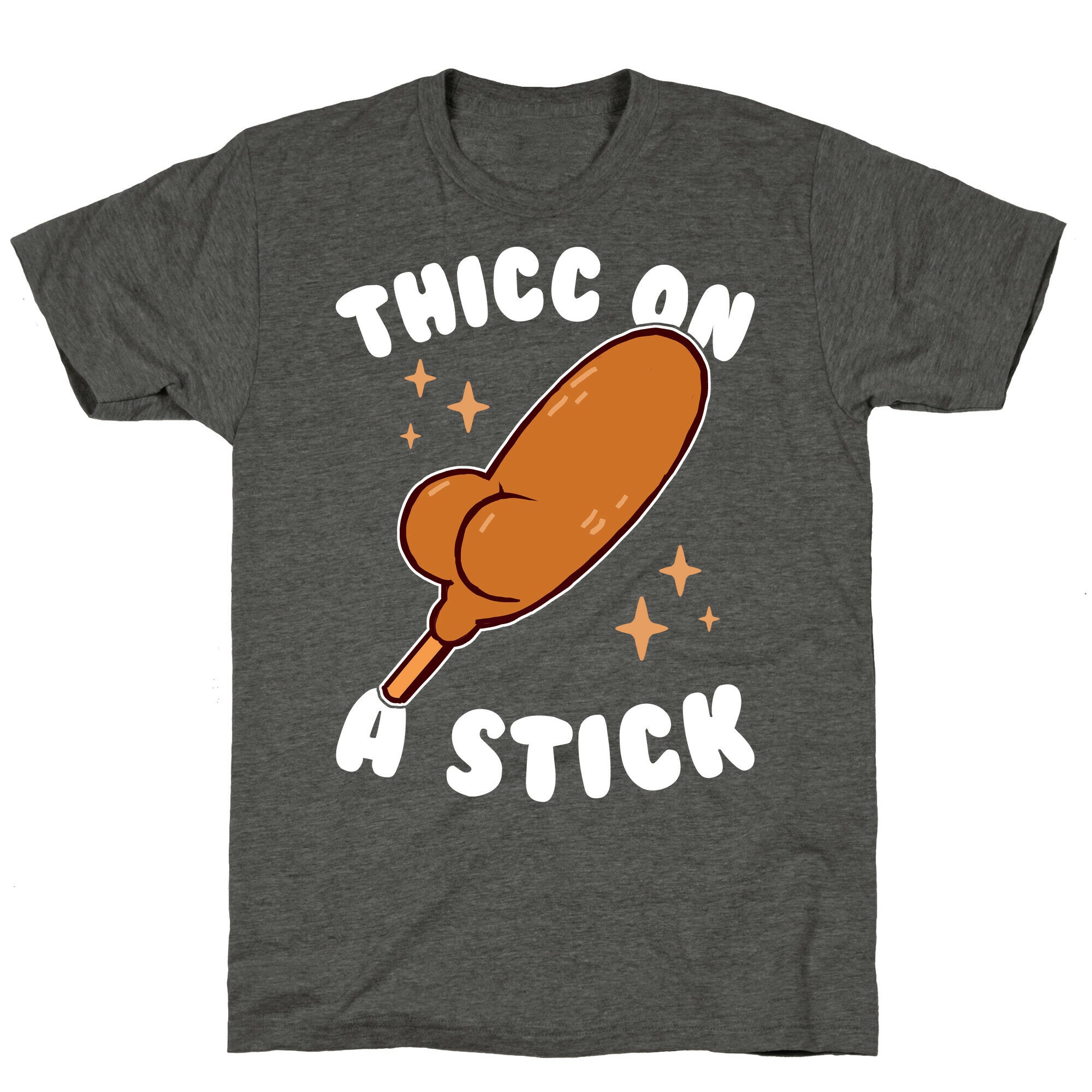 Thicc On A Stick Unisex Triblend Tee